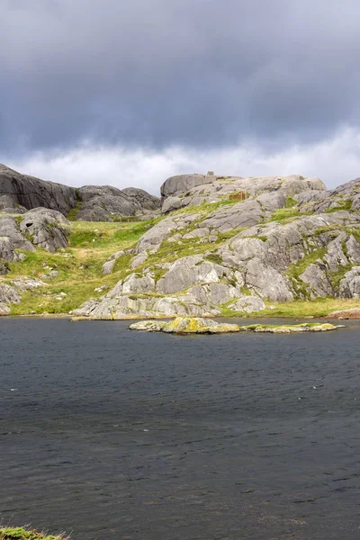 Översikt i Eigersund Fyr — Stockfoto