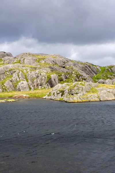 Eigersund Fyr áttekintése — Stock Fotó