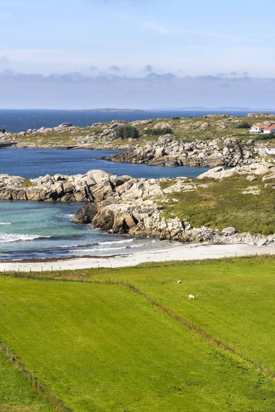 Visão geral sobre o mar Haugesund — Fotografia de Stock