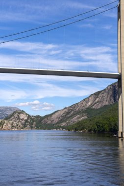 Norveç'te Lysefjord Brcke Köprüsü