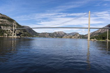 Norveç'te Lysefjord Brucke Köprüsü