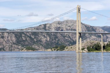 Norveç'te Lysefjord Brucke Köprüsü