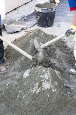Beton İnşaat sitesinde