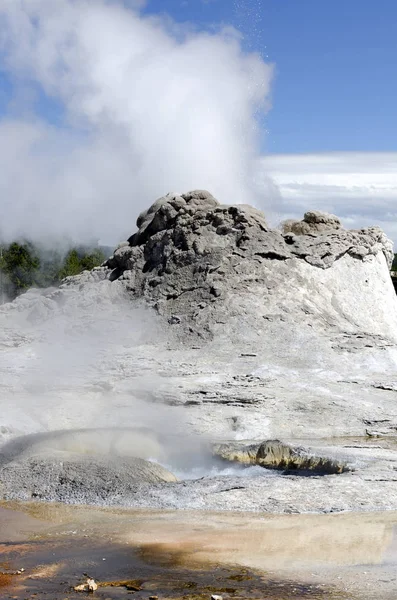 Geyser in Yellowstone — Stock Photo, Image