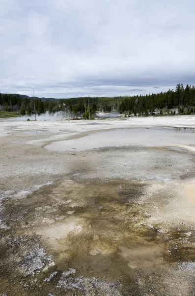 ไกเซอร์ใน Yellowstone — ภาพถ่ายสต็อก