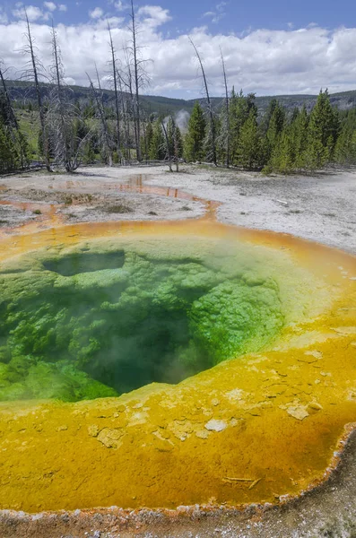 Géiser en Yellowstone — Foto de Stock