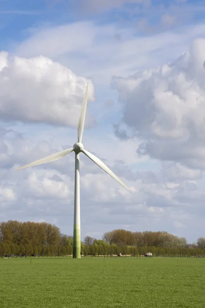 Turbine eoliche nei Paesi Bassi — Foto Stock