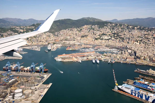 Vista aérea de Génova — Foto de Stock