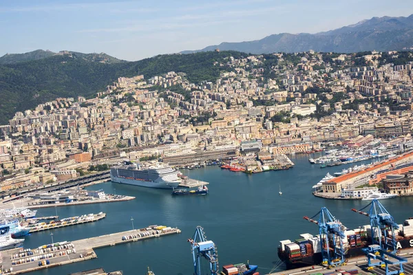 Vista aérea de Génova — Foto de Stock