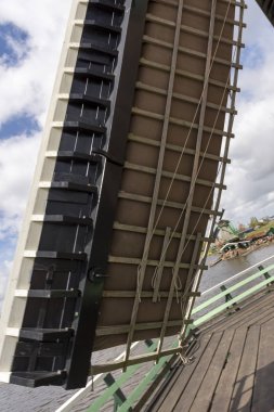 Zaanse Schans'a, yel değirmenleri