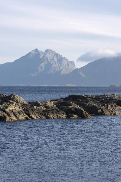 Overzicht van Nyksund in Noorwegen — Stockfoto