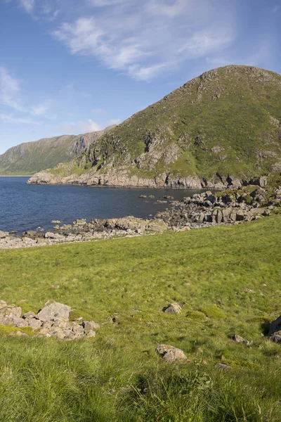 Übersicht über Nyksund in Norwegen — Stockfoto