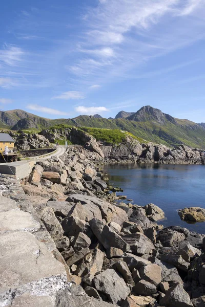 Översikt över Nyksund i Norge — Stockfoto