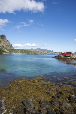 Svolvaer Lofoten içinde panoramik manzaraya