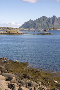 Svolvaer Lofoten içinde panoramik manzaraya