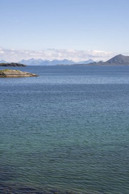Svolvaer Lofoten içinde panoramik manzaraya