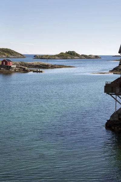 Svolvaer Lofoten içinde panoramik manzaraya