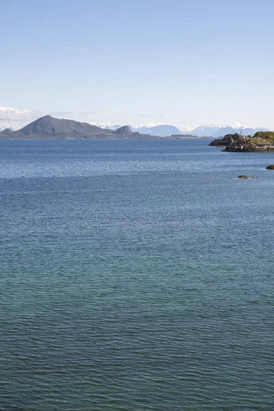 Svolvaer Lofoten içinde panoramik manzaraya