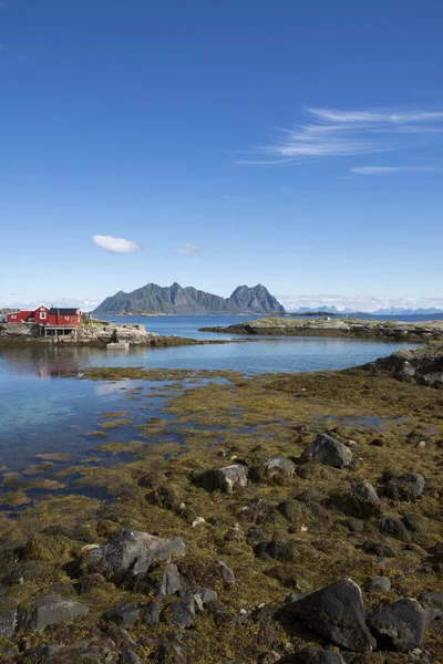 Vista panorâmica em Svolvaer no Lofoten — Fotografia de Stock