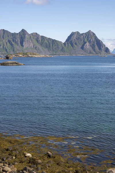 Svolvaer Lofoten içinde panoramik manzaraya