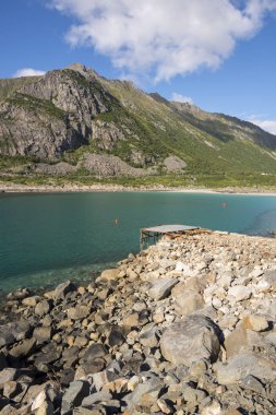 Norveç'te Lofoten, henningsvaer
