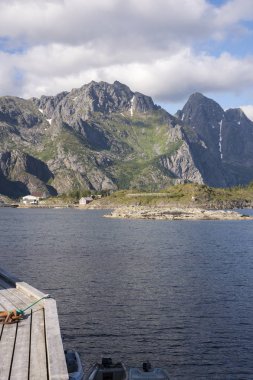 Norveç'te Lofoten, henningsvaer