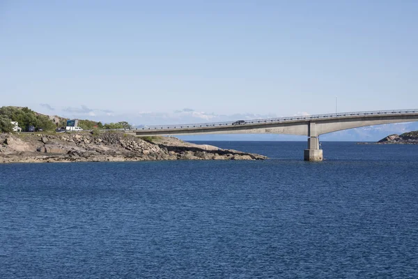 Henningsvaer op de Lofoten in Noorwegen — Stockfoto