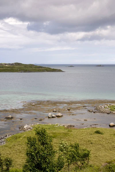 Lofoten Norveç'te Fredvang, köprüler