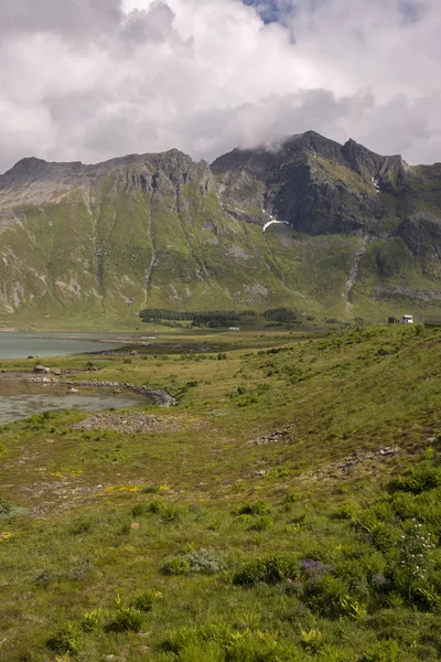 Bridges at Fredvang in Lofoten Norway — Stock Photo, Image