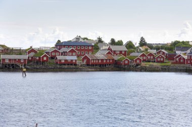 Reine Norveç'te Lofoten Adası'nda