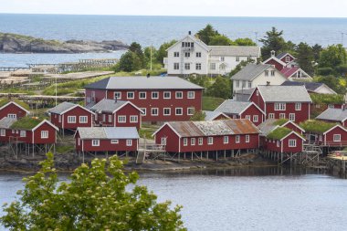 Reine Norveç'te Lofoten Adası'nda