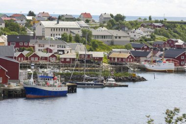 Reine Norveç'te Lofoten Adası'nda