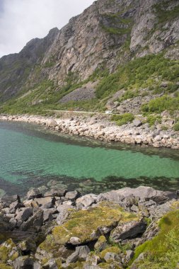 Svolvaer Lofoten içinde panoramik manzaraya