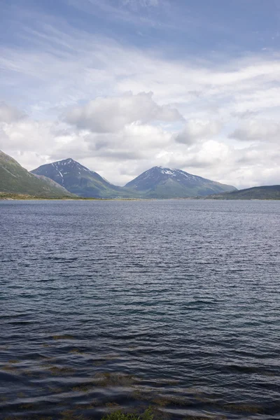 Visão geral em Eggun na Noruega — Fotografia de Stock