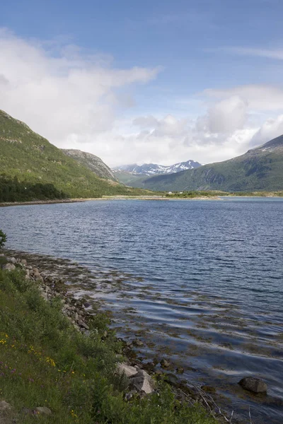 Visão geral em Eggun na Noruega — Fotografia de Stock