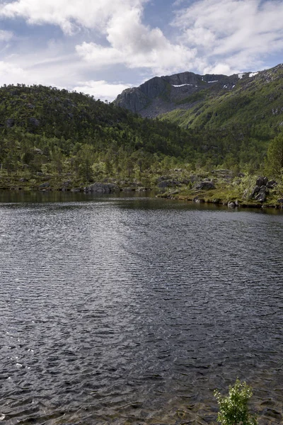 Visão geral em Eggun na Noruega — Fotografia de Stock