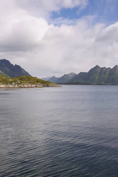 Visão geral em Eggun na Noruega — Fotografia de Stock