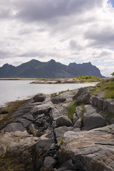 Visão geral em Eggun na Noruega — Fotografia de Stock