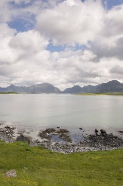 Lofoten Norveç'te Fredvang, genel bakış
