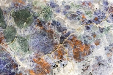 Norveç'te renkli mermer