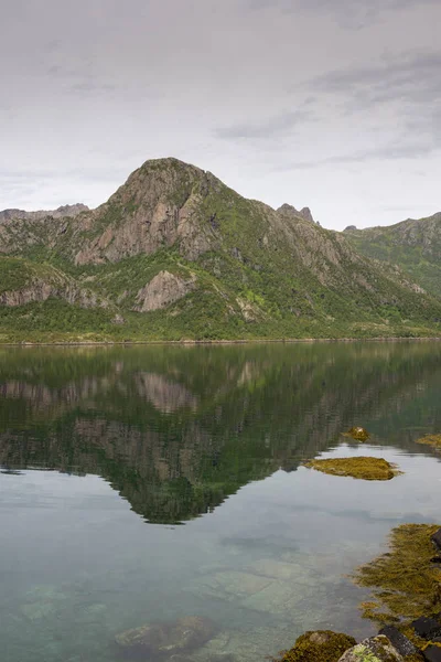 Blick Auf Den Golf Des Kleinen Nyksundlandes Auf Den Lofoten — Stockfoto