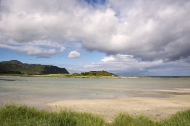 Norveç 'te Lofoten' deki Eggum Panorama