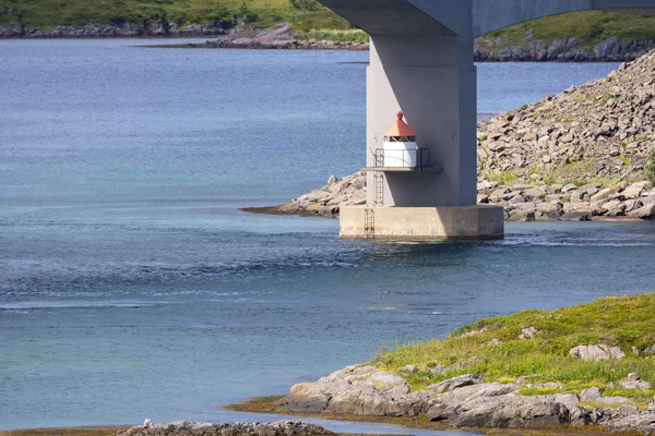 Vistas Panorámicas Puentes Fredvang Lofoten Noruega — Foto de Stock