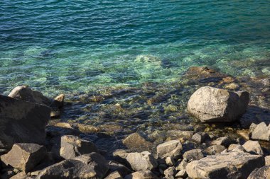 henningsvaer, Norveç'te Lofoten'ın kıyısındaki Panorama