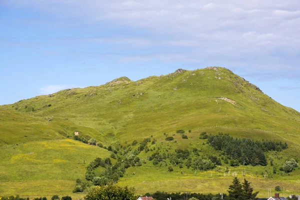 Panorama Över Moutn Eggum Lofoten Norge — Stockfoto