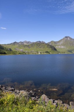 koruma Lofoten Norveç'te Eggum park alanı
