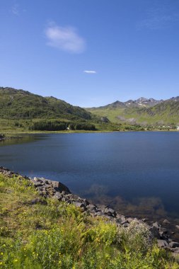 koruma Lofoten Norveç'te Eggum park alanı