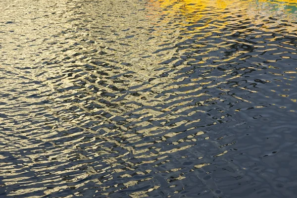 Reflection Harstad Harbour Lofoten Islans Norway — Stock Photo, Image