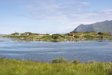 koruma Lofoten Norveç'te Eggum park alanı