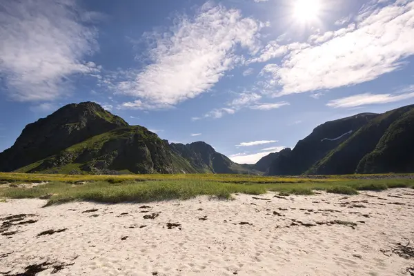 koruma Lofoten Norveç'te Eggum park alanı